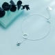 Love Lodge S925 Vòng tay mèo bạc Nữ Hàn Quốc Nhỏ tươi Mèo dễ thương Chuông ngọt Thú cầm tay vòng đá phong thủy Vòng đeo tay Clasp