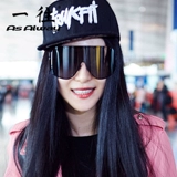 Большие стеклянные солнцезащитные очки, стиль, защита от ультрафиолета