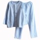 Zippered hospital gown, easy to put on and take off, nursing gown for fractured patients, bedridden paralyzed elderly, easy to put on and take off clothes