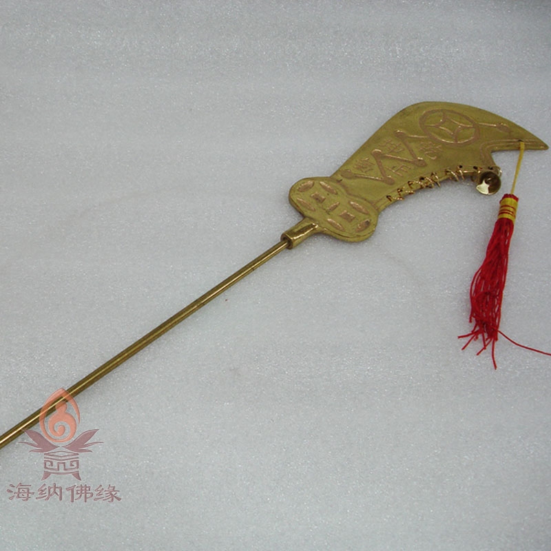 Buddha Feng Shui instrument Guan Gong Bronze statue Guan Gong Knife Qinglong Yanyue Knife Knife Guan Gong 1#-6#Jiuhuan Copper Guan Gong knife