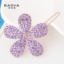 Hàn Quốc clip hàng đầu Liu bên bờ biển clip phụ kiện tóc rhinestone clip tóc hoang dã kẹp tóc đuôi ngựa clip nữ tiara kẹp tóc trang sức - Phụ kiện tóc băng đô con ếch