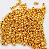 Импортные бусины, аксессуары, украшение-шарик, США, золото 14 карат, DIY