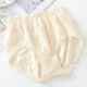 Comfortable one seamless old-fashioned plus fat plus trousers fat girl pure cotton large size high waist middle-aged and elderly mother underwear