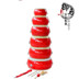 Hot 5 6 8 9 10 inch da bò trống lớn trống đồ chơi trẻ em mẫu giáo trống nhỏ trống trống đánh trống - Đồ chơi nhạc cụ cho trẻ em dan organ cho be Đồ chơi nhạc cụ cho trẻ em