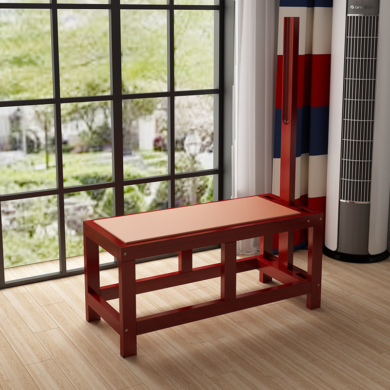 Solid wood stretch stool genuine non-folding ribbed bed ribbed chair ribbed chair stretching board fitness chair
