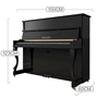 Đàn piano nhập khẩu của Đức Đàn piano mới Đàn piano gia đình mới bắt đầu - dương cầm yamaha clp 735