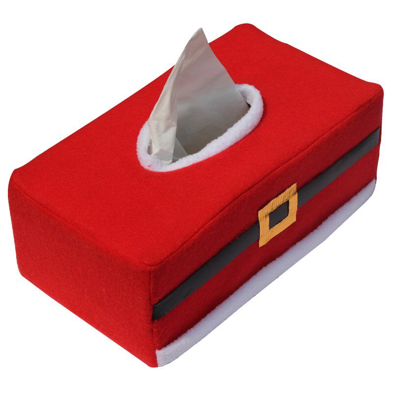 1PC LOT Merry Christmas tissue box cover Christmas home deco
