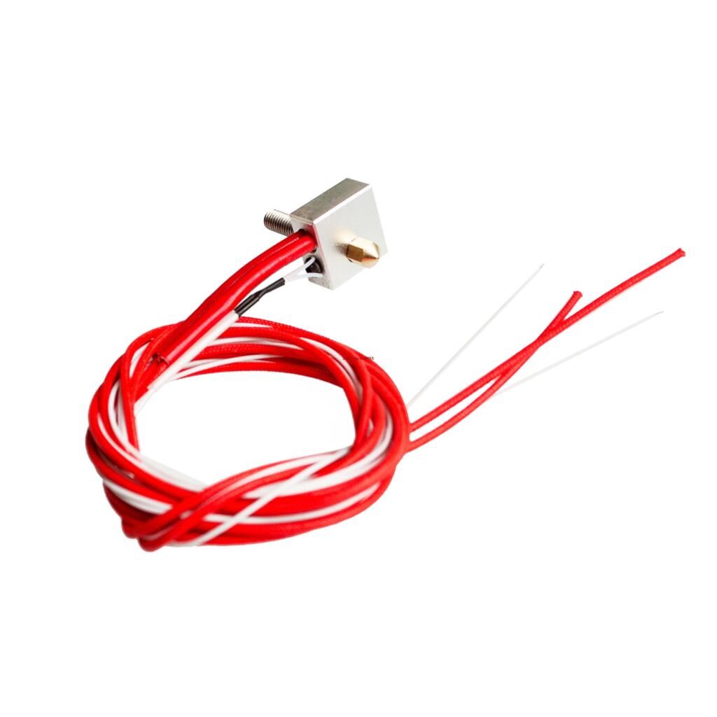3D printer MK8 Extrudder hot end kit 0 4mm nozzle heating MK8