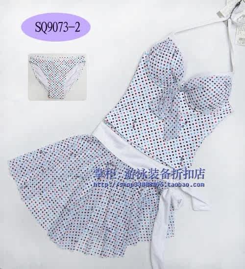 Counter ທີ່ແທ້ຈິງ SANQI / Sanqi ຄົນອັບເດດ: ຂອງແມ່ຍິງແຍກ bikini skirt swimsuit SQ9073