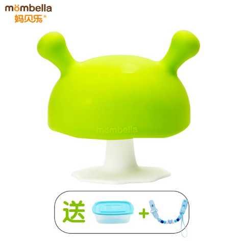 Nấm mới thanh răng hàm em bé nhai núm ty silicone mềm không độc hại - Gutta-percha / Toothbrsuh / Kem đánh răng