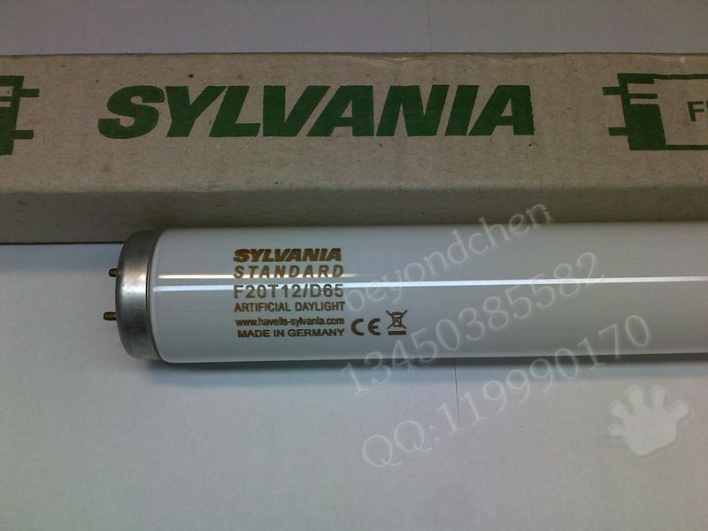 sylvania 20W D65 20w 965 F20T12 6500K for color lamp standard light source