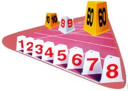 ABS material new plastic Road Pier runway school sports goods track and field equipment competition equipment