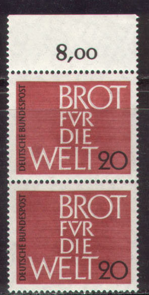 West Germany 63 years-Christmas fundraiser German slogan 1 All 2 Lido-Taobao