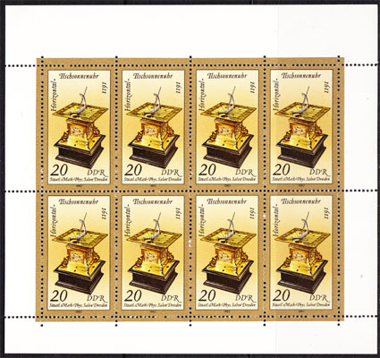 East German postage stamps, 1983, old timer edition of the National Museum of Mathematical and Physical Instruments in Dresden New