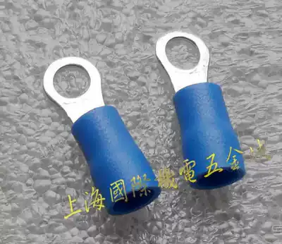 Blue brass round pre-insulated terminal(TO type)RV2-6 terminal copper