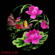 Giang nam Thêu [Stitch Scan] Su thêu DIY kit không cross stitch thêu tay chất liệu 鸳鸯 sen