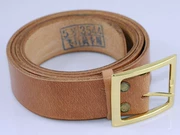 Retro Vintage Pure Head Leather Leather / Pilot Style Leather Belt Bền Bạc Khóa