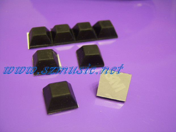 1306 Plastic Cushion Shock Absorbing Cushion Rubber Shockproof Plastic Mat Effect Fruit footbed Self-adhesive 3M adhesive tapes 1000