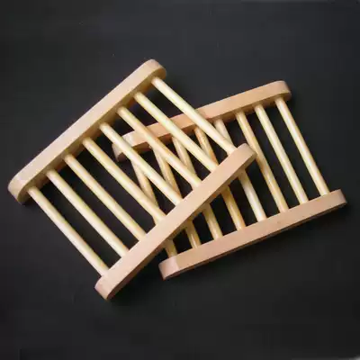 Printed rabbit middot foam soap rack wooden soap dish soap box 40g