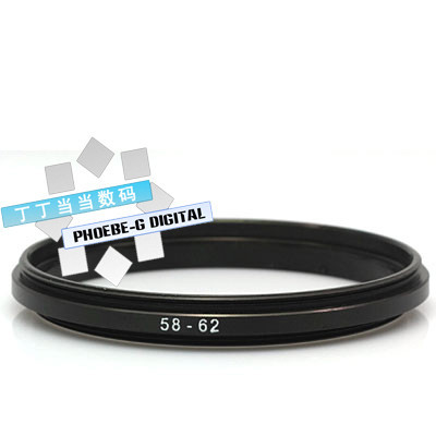 Aluminum alloy 58-62 Shuangyang ring 58mm turn 62mm Shuangyang ring lens butted ring micro-distance switching ring-Taobao