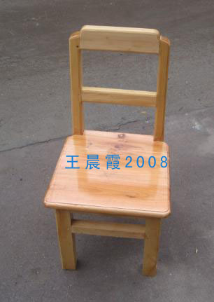 Stool Small Chair Home Chair Nursery School Large Class With Chair Solid Wood Chair Environmental Protection Healthy Leaning Back Chair number