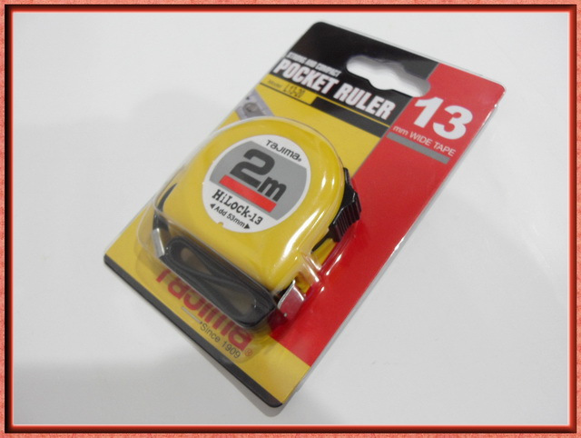 Tajima measuring tape boutique grade steel measuring tape L13-20 2 m measuring tape