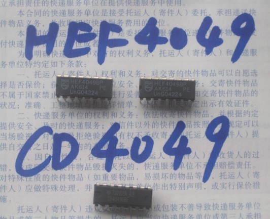 CD4049UBE DIP-16 new six inverting buffer