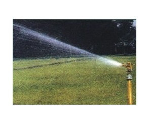 Golden Controllable Angle Lawn Gardening Swing Sprinkler Spray Sprinkler 4 points