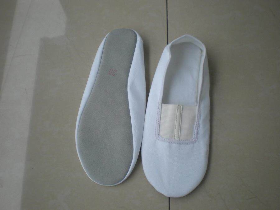 Canvas Men and Women Gymnastics Shoes Dance Shoes Practice Shoes Soft Bottom Shoes Yoga Fitness Body Shoes Bull Leather Thick