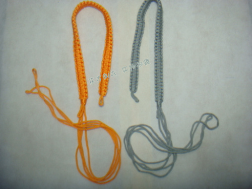 Spirit belt tape clothing accessories perform ceremony golden yellow gray tape