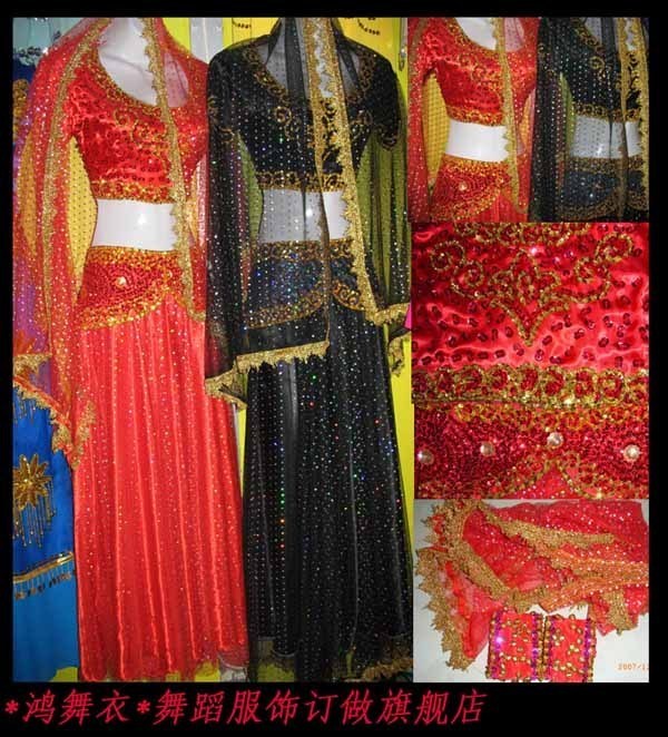 Hong Wuyi Indian Dance Costume Costume Dance Costume Stage Costume National Costume Indian Costume