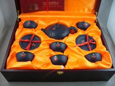 Чайный набор 宜兴紫砂茶壶★工艺师沈震宇★陶醉轩▲本山绿泥▲竹节▲特价