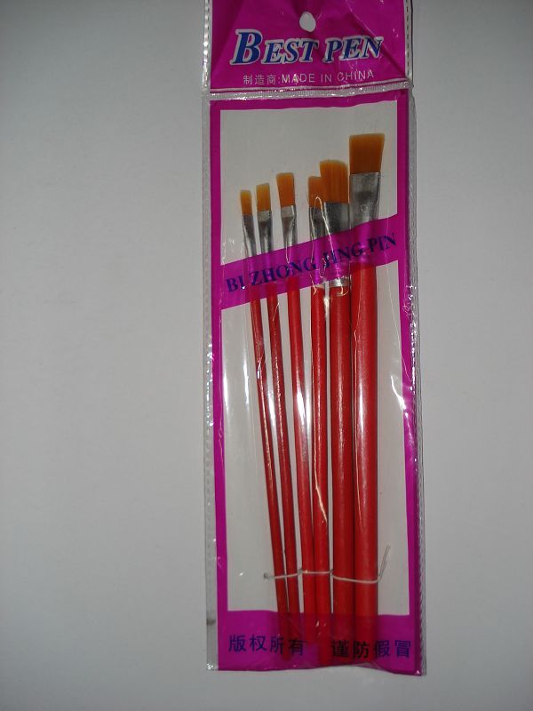 Oil paintbrush children Pens Water Color Pen Nylon Paintbrush Watercolor Pen 6 Sleeves