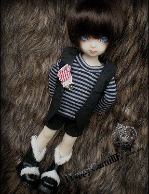 taobao agent BJD/YOSD 6 -point doll wig hair imitation Mahai Mao EA BOBO head 1/6 three -color choice