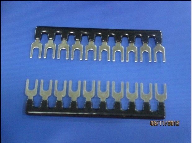 Short connector row TD15A terminal block short connector piece 10-position terminal short strip (spacing 8mm) connecting piece