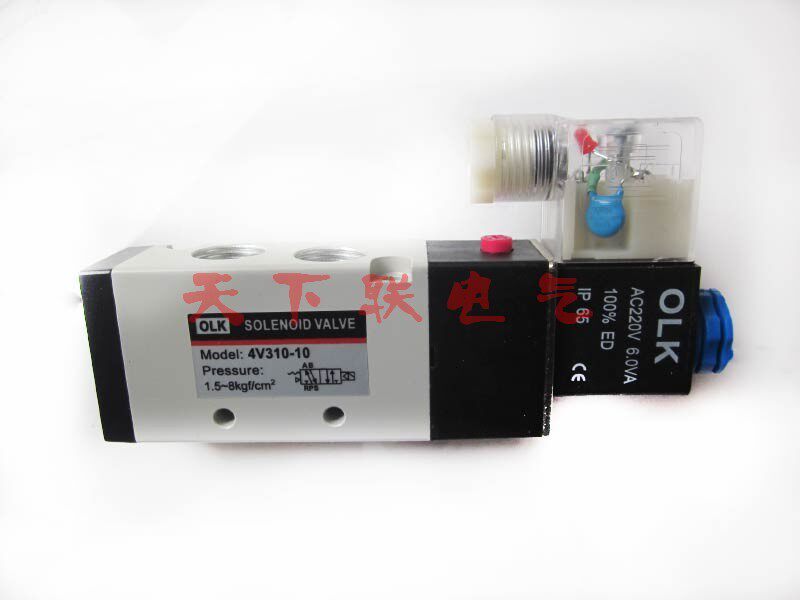 Oreke OLK Ade guest-type pneumatic solenoid valve two-position five-way solenoid valve 4V310-10 220v