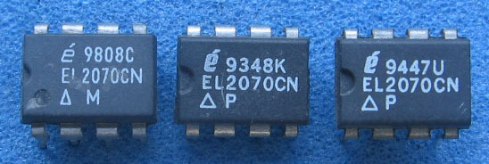 EL2070 current feedback type single operational amplifier original assembly high speed precision dual operational amplifier