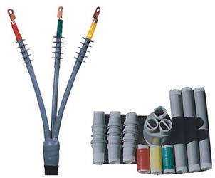 10KV crosslinked cable hot shrink head accessory three-core outdoor terminal WSY-10 3 1 range 25-50mm2