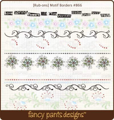 Fancy Pants 8x8 (20x20cm) transfer paper 866 - Taobao