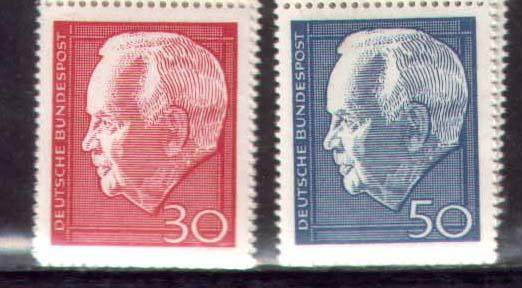 West Germany - President Lübeck 2 full 67 years