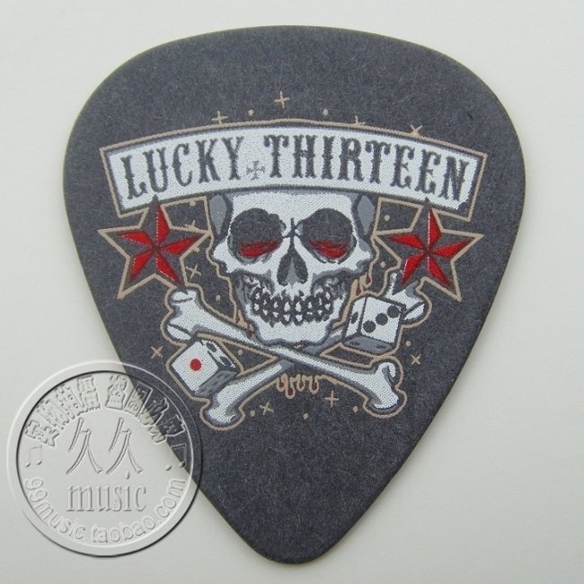 Officially authorized Dunlop Dunlop new Lucky13 lucky 13 skull dice 3 thicknesses