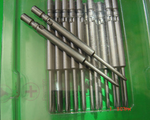 Taiwan Electric screwdriver tip Phi 5 * 60 * 2 0 * PH0 Electric screwdriver head electric screwdriver head electric batch head