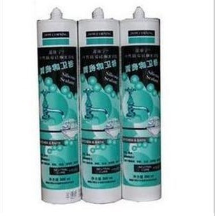 Zhongdong Corning anti - mold silicone glass gel - kitchen and bathroom special neutral white and translucent