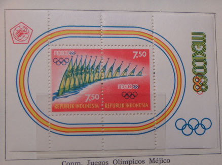 Indonesia's 19th Mexico Olympic Mini Zhang Xin1 has a back membrane in 1968