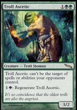 Magic The Gathering Troll Ascetic Japanese Mirrodin Tier 85