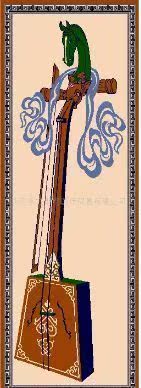 Mongolian pure wool tapestry--- horsehead organ