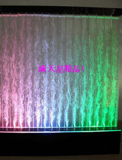 Water bubble wall glowing fish tank acrylic feng shui screen bubble partition screen water dance screen