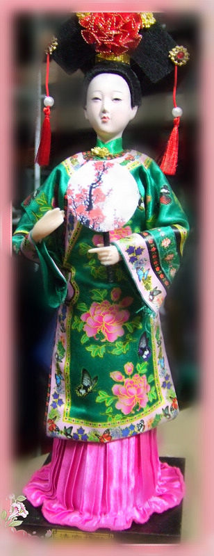 Yu Pingjuan Everyone type Juan Guan Folk Handicraft Puppet Family Swing to Qing Palace Gge 1-Taobao