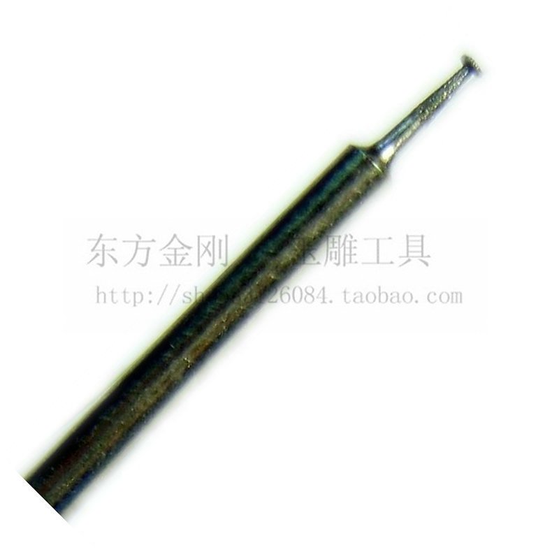 Hot selling jade fine carving tool 1mm hook thallium-diamond grinding head grinding needle (10K)