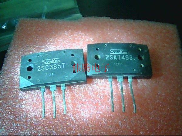 Japan Sanken power amplifier pair tube 2SA1493 2SC3857 pair 13 0